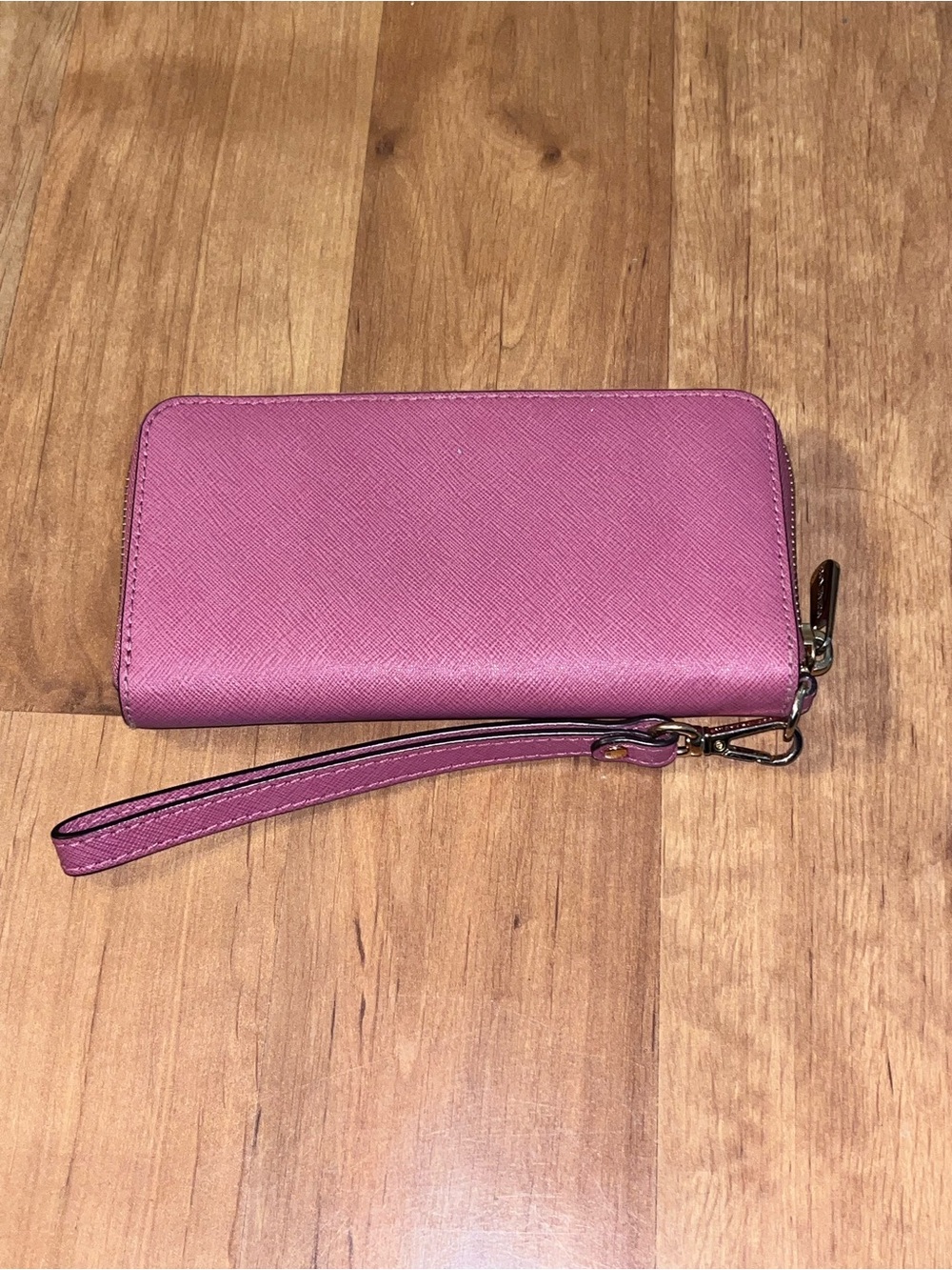 Michael Kors Pink Saffiano Leather Crossbody with Matching Wristlet - Picture 12 of 16